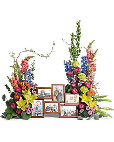 Loving Farewell Photo Tribute Bouquet
