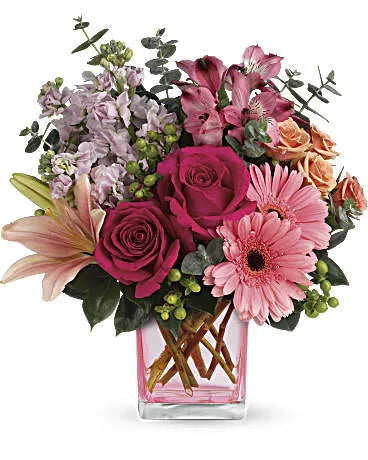 Painterly Pink Bouquet