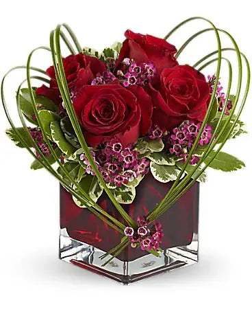 Sweet Thoughts Bouquet with Red Roses