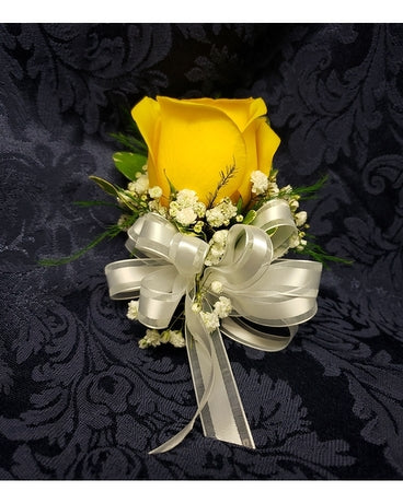 1 Yellow Rose Corsage