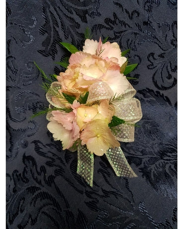Pink Hydrangea Corsage