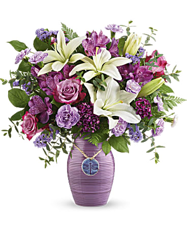 Teleflora's Dreamy Dragonfly Bouquet